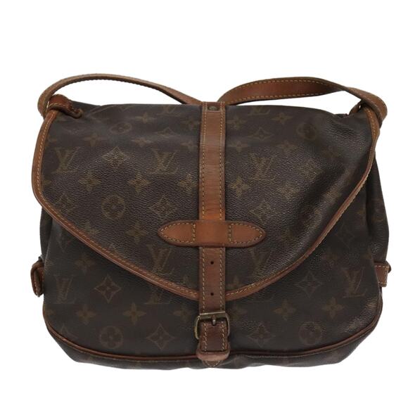LOUIS VUITTON Monogram Saumur 30 Shoulder Bag M42256 - Picture 2 of 13